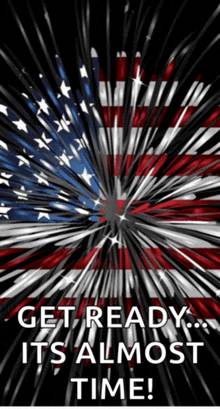 a poster that says " get ready its almost time "