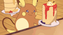 Pokemon Raichu GIF - Pokemon Raichu Pancakes GIFs