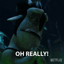 Oh Really Blinky GIF - Oh Really Blinky Trollhunters Tales Of Arcadia GIFs