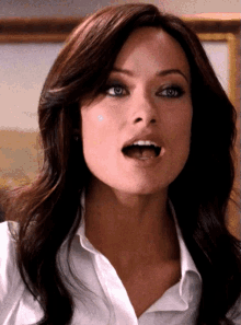 Olivia Wilde Face Expression GIF - Olivia Wilde Face Expression The Change Up GIFs