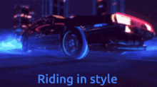 car riding in style light nitro speed