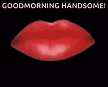Good Morning Handsome Kiss GIF