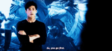 So You Go First Shadowhunters GIF - So You Go First Shadowhunters Alec Lightwood GIFs