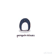 Penguin Kisses GIF