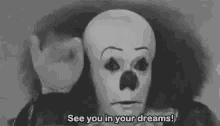 See You In Your Dreams It GIF - See You In Your Dreams It Clown GIFs