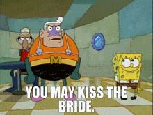 mermaid man you may kiss the bride