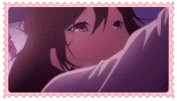 a picture of a girl with a pink frame around her