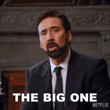 The Big One Nicolas Cage GIF - The Big One Nicolas Cage History Of Swear Words GIFs