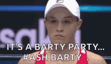 Its A Barty Party Ash Barty GIF - Its A Barty Party Ash Barty Ashleigh Bartley GIFs