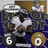 Jacksonville Jaguars (0) Vs. Baltimore Ravens (6) First-second Quarter Break GIF