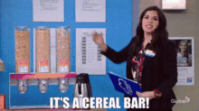 Superstore Amy Sosa GIF - Superstore Amy Sosa Its A Cereal Bar GIFs