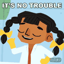 Its No Trouble Ki GIF - Its No Trouble Ki Kutuki GIFs