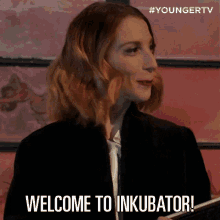 Welcome To Inkubator Lauren Heller GIF - Welcome To Inkubator Lauren Heller Younger GIFs
