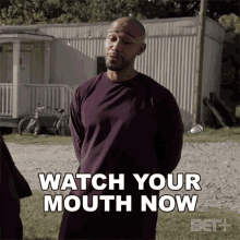 Watch Your Mouth Now Andrew GIF - Watch Your Mouth Now Andrew Ruthless GIFs