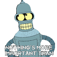 Nothing'S More Important Than Sportsmanship Bender Sticker - Nothing'S More Important Than Sportsmanship Bender John Dimaggio Stickers
