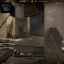 a screen shot of a video game with kaper at the bottom left