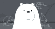 Buguei / Ice Bear / We Bare Bears / GIF - Ice Bear Math Lady We Bare Bears GIFs