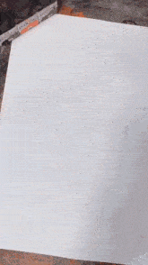 a painting of a man and a woman is being painted with a brush