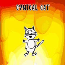 Cynical Cat Veefriends GIF - Cynical Cat Veefriends Crazy GIFs