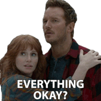 Everything Okay Claire Dearing Sticker - Everything Okay Claire Dearing Owen Grady Stickers