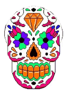 sugar skull mexican d%C3%ADa de muertos mexican skull contemporary art