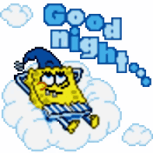 Good Night Spongebob GIF - Good Night Spongebob GIFs