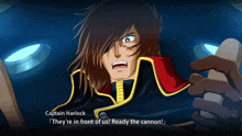 captain harlock says they 're in front of us