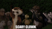 Over The Hedge Hammy GIF - Over The Hedge Hammy Scary Clown GIFs