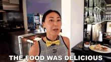 The Food Was Delicious Lizzy Capri GIF - The Food Was Delicious Lizzy Capri The Food Was Yummy GIFs
