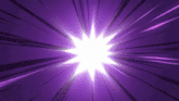 a purple background with a white star coming out of it .