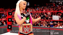 Alexa Bliss Little Side Note GIF - Alexa Bliss Little Side Note Did Not Need You GIFs