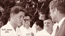 Meeting In The Rose Garden Wj Cmeets Jfk GIF