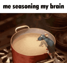 Brain Seasoning Brain GIF - Brain Seasoning Brain Let Him Cook GIFs
