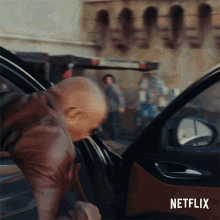 Getting Out Of The Car Agent John Hartley GIF - Getting Out Of The Car Agent John Hartley Dwayne Johnson GIFs
