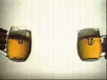 Breaking Beers GIF - Cheers Beer Glass GIFs