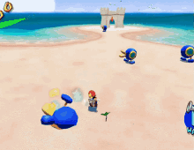 Super Mario Sunshine Flink GIF - Super Mario Sunshine Flink Duck GIFs