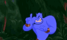 Genie Mouth Drop GIF - Genie Mouth Drop Aladdin GIFs