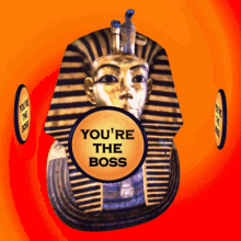 Youre The Boss Tutankhamun GIF - Youre The Boss Tutankhamun Pharoah GIFs
