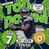 Los Angeles Chargers (0) Vs. Seattle Seahawks (7) First Quarter GIF - Nfl National Football League Football League GIFs