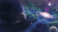 Space Planets GIF