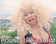 Pound The Alarm Lets Party GIF