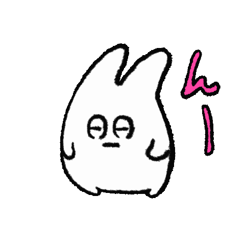 うさぎ ニギリポロリステンテン Sticker - うさぎ ニギリポロリステンテン Rabbit Stickers