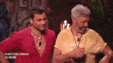 two men standing next to each other with the words in diretta dall honduras la palapa on the bottom right