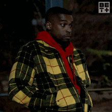 a man wearing a plaid jacket says " don 't know "