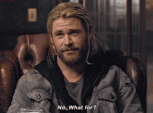 No What For Thor GIF - No What For Thor Ragnarok GIFs