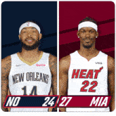 New Orleans Pelicans (24) Vs. Miami Heat (27) First-second Period Break GIF - Nba Basketball Nba 2021 GIFs