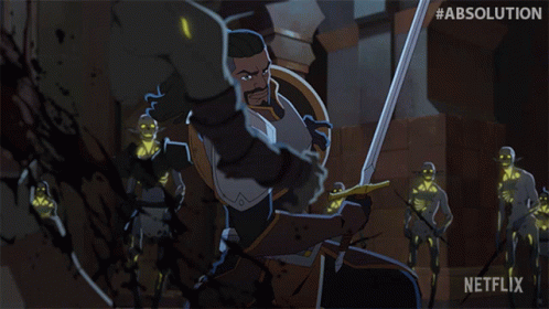Slashing Enemy Dragon Age Absolution GIF - Slashing Enemy Dragon Age  Absolution Striking Off The Enemy - Discover & Share GIFs