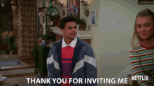 Thank You For Inviting Me Nathaniel J Potvin GIF - Thank You For Inviting Me Nathaniel J Potvin Ryan GIFs
