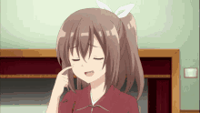 smile sally bofuri ponytail anime