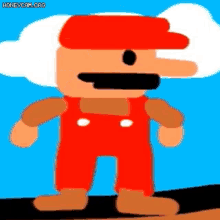 Mario Twins Mario GIF - Mario Twins Mario Spinning Head GIFs